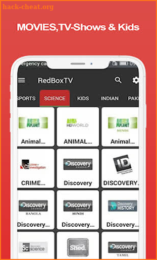 RedBox tv Cricket screenshot