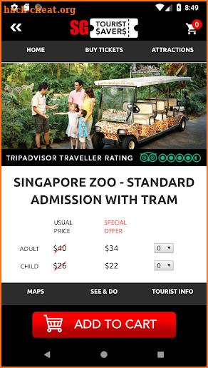 Reddot SG Tourist Savers screenshot