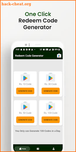 Redeem Code Generator screenshot