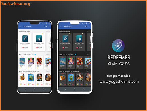 Redeemer Free play store promo codes & App sales screenshot