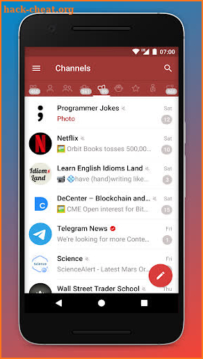 Redgram Messenger - Meet New People of Telegram screenshot