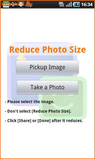 Reduce Photo Size screenshot
