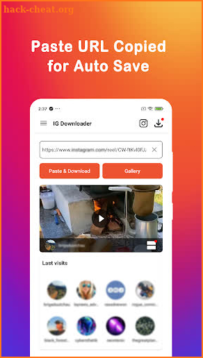Reels & Story video downloader screenshot
