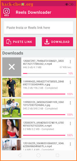 Reels downloader for Instagram Reels downloader screenshot
