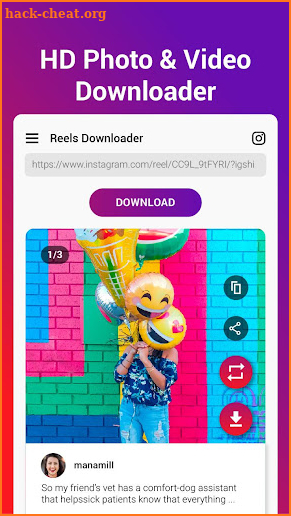 Reels Video Downloader for Instagram screenshot