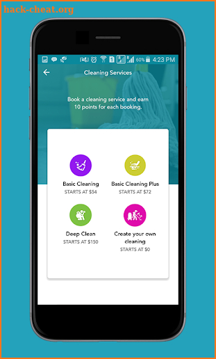 Refer Cleaning Service screenshot