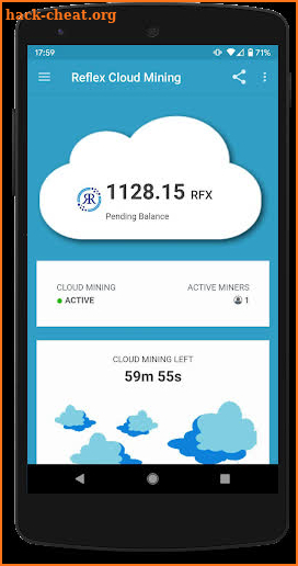 Reflex Cloud Mining screenshot