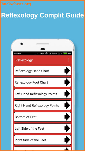 Reflexology Guide screenshot