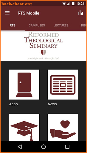 Reformed Theological Seminary screenshot