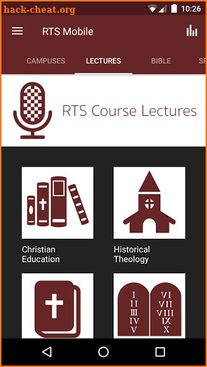 Reformed Theological Seminary screenshot