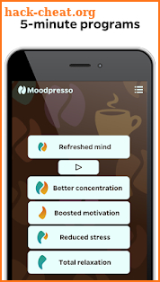Refresh your mind: Moodpresso screenshot