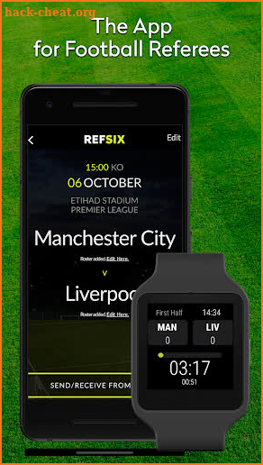 REFSIX - Soccer Referee Watch App screenshot