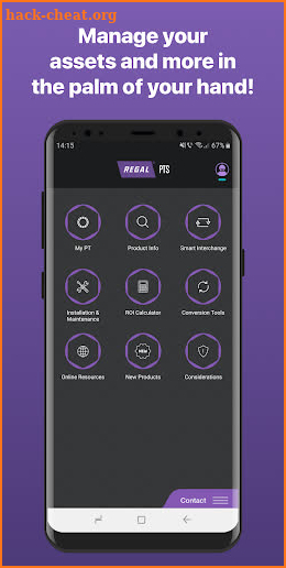 REGAL® PT Mobile App screenshot