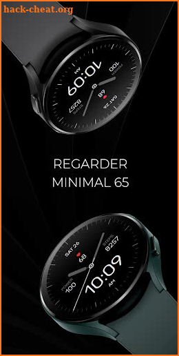 Regarder Minimal 65 Watch Face screenshot