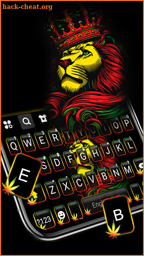 Reggae Lion King Keyboard Theme screenshot