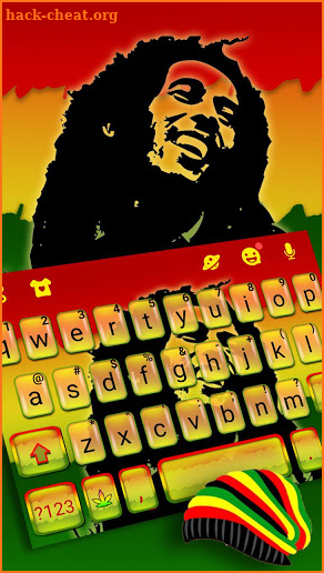 Reggae Style Keyboard Theme screenshot