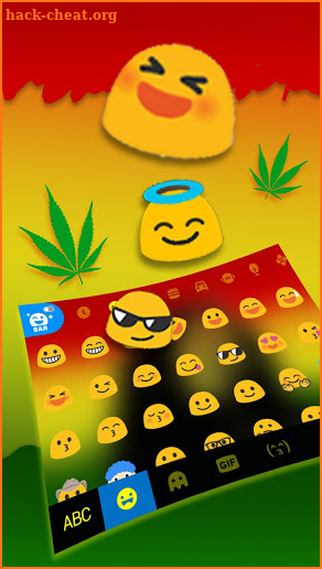 Reggae Style Keyboard Theme screenshot