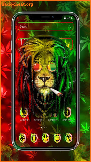 Reggae Weed Lion Theme screenshot