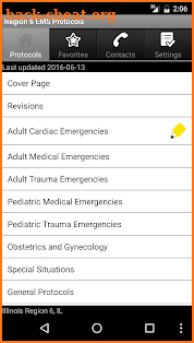 Region 6 EMS Protocols screenshot