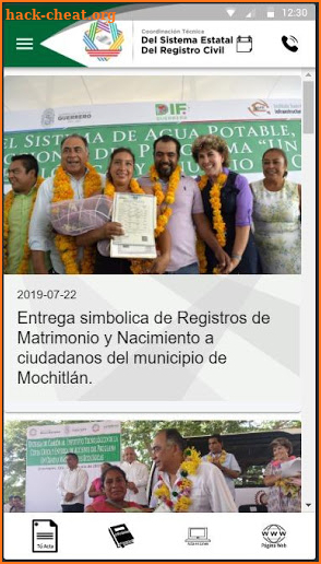 Registro Civil Guerrero screenshot