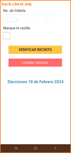 Registro Seguimiento Electoral screenshot