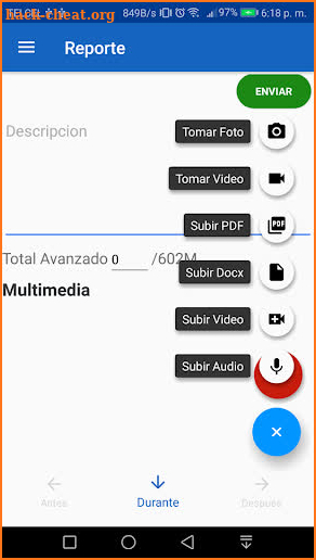 Registro y Seguimiento Operativo screenshot