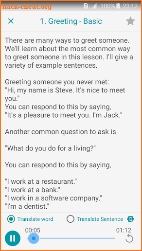 Regular English Lessons - Awabe screenshot
