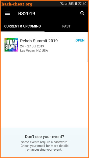 Rehab Summit 2019 screenshot