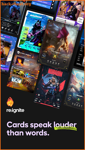 re:ignite - Gamer Cards screenshot