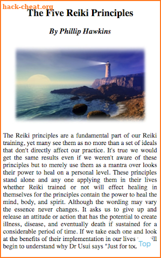 Reiki Wisdom Library screenshot