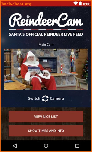 ReindeerCam 2018 screenshot
