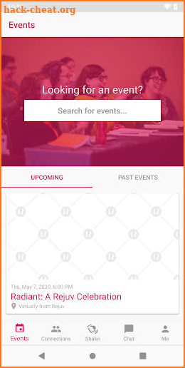 Rejuv Events screenshot