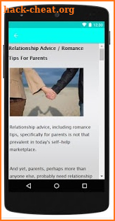 Relationship Advice screenshot