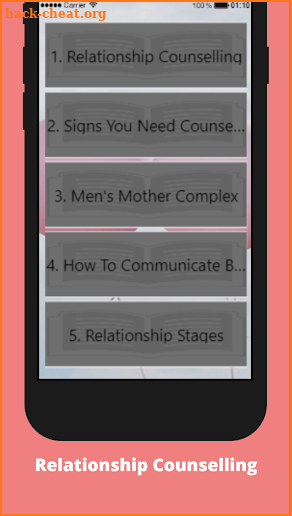 Relationship Counselling screenshot