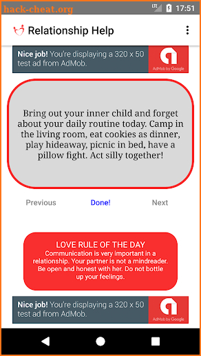 Relationship Help - Advice & Challenge screenshot
