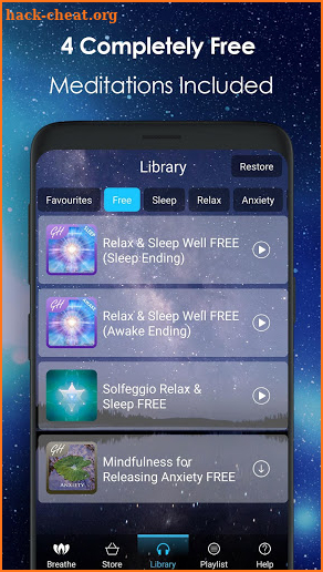Relax & Sleep Well: Hypnosis and Meditation screenshot