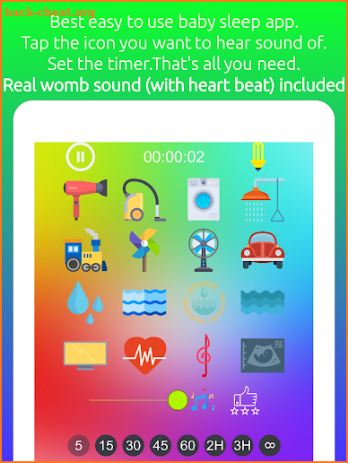 Relax Melodies & Baby Sleep Sounds - White Noise screenshot