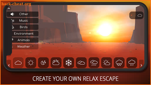 Relax Vistas - Sleep & Meditation Sounds & Rain screenshot