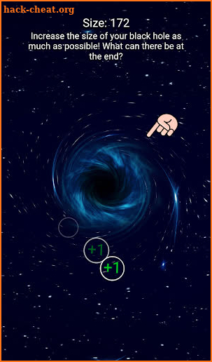 Relaxing black hole screenshot