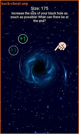 Relaxing black hole screenshot