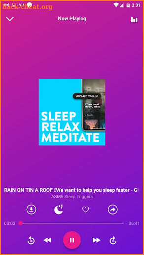 Relaxing Music For Sleeping screenshot