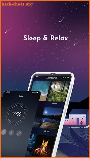 Relaxxy: free meditation, sleep, relax sounds screenshot