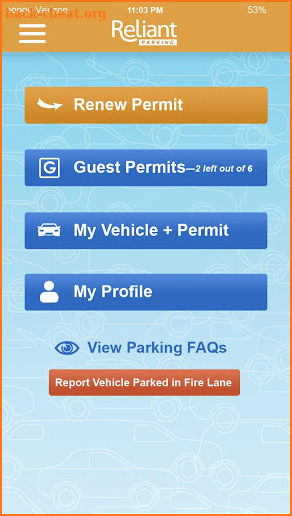 Reliant Parking - Resident screenshot