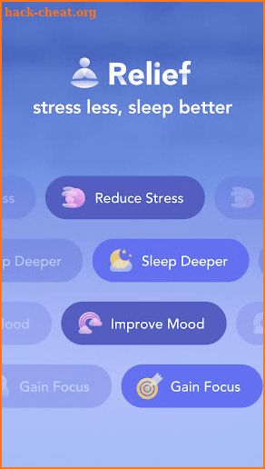 Relief: meditation and sleep screenshot