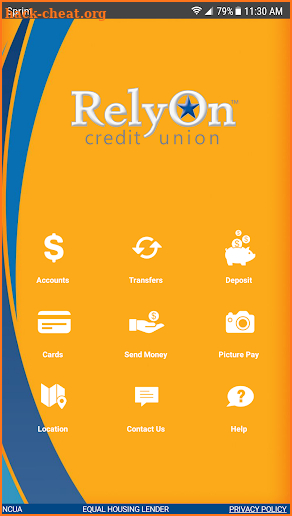 RelyOn Credit Union screenshot