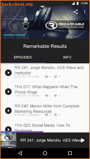 Remarkable Results Radio screenshot