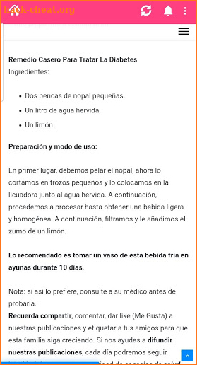 Remedios Caseros screenshot