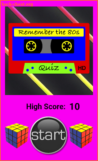 Remember The 80s Quiz screenshot