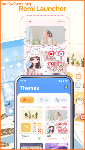 REMI Launcher - Launcher Theme screenshot