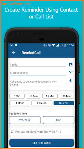 RemindCall - Call Reminder, Call Notes screenshot